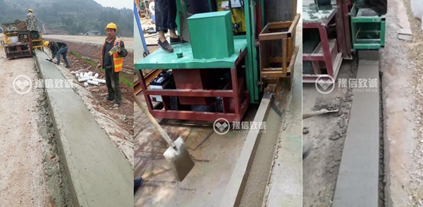 路緣滑膜機,現澆路緣石成型機